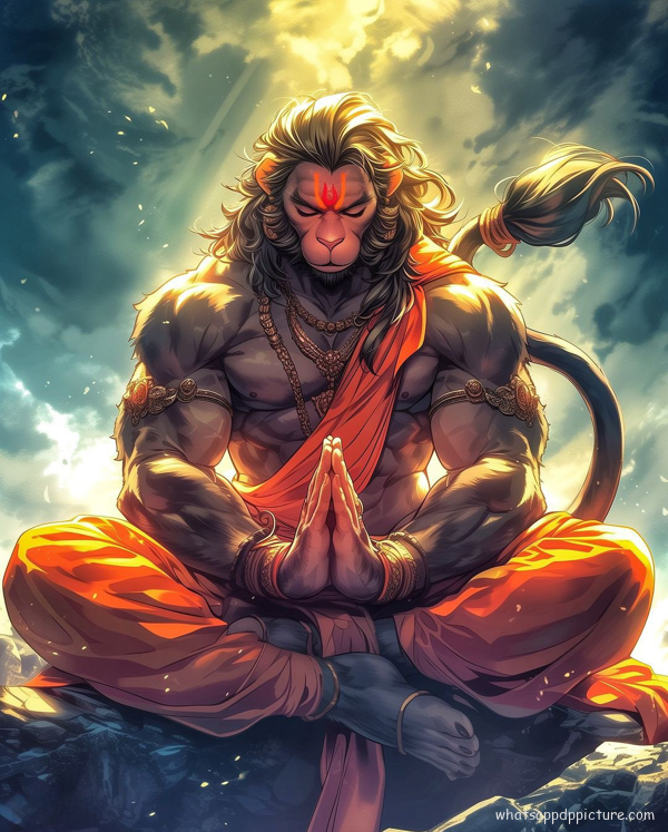 Hanuman ji WhatsApp Status Image 6