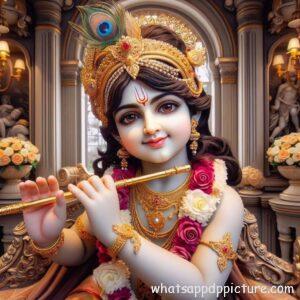 Krishna playing Flute WhatsApp DP Display Picture Profile Picture 10