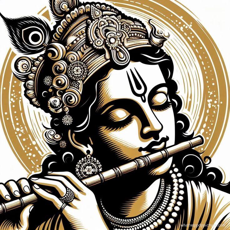 Krishna playing Flute WhatsApp DP Display Picture Profile Picture 11