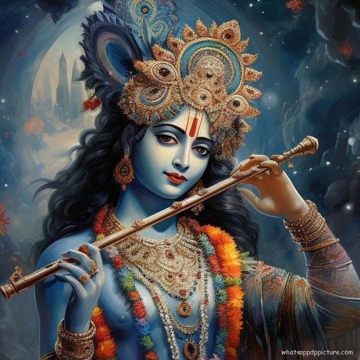 Krishna playing Flute WhatsApp DP Display Picture Profile Picture 12