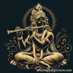 Krishna playing Flute WhatsApp DP Display Picture Profile Picture 14