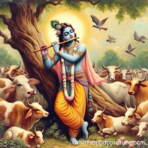 Krishna playing Flute WhatsApp DP Display Picture Profile Picture 16