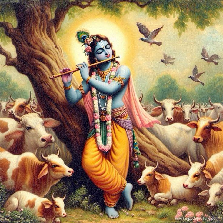 Krishna playing Flute WhatsApp DP Display Picture Profile Picture 16