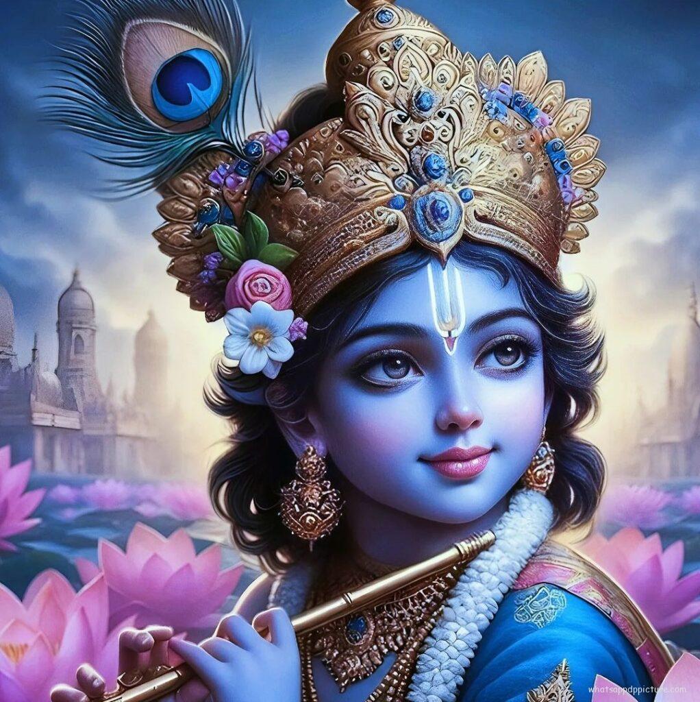 Krishna playing Flute WhatsApp DP Display Picture Profile Picture 19