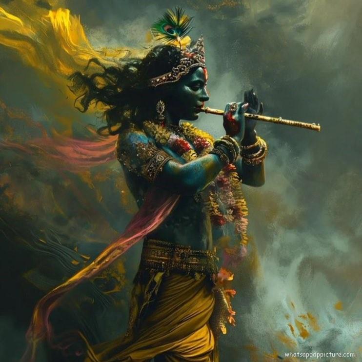 Krishna playing Flute WhatsApp DP Display Picture Profile Picture 21