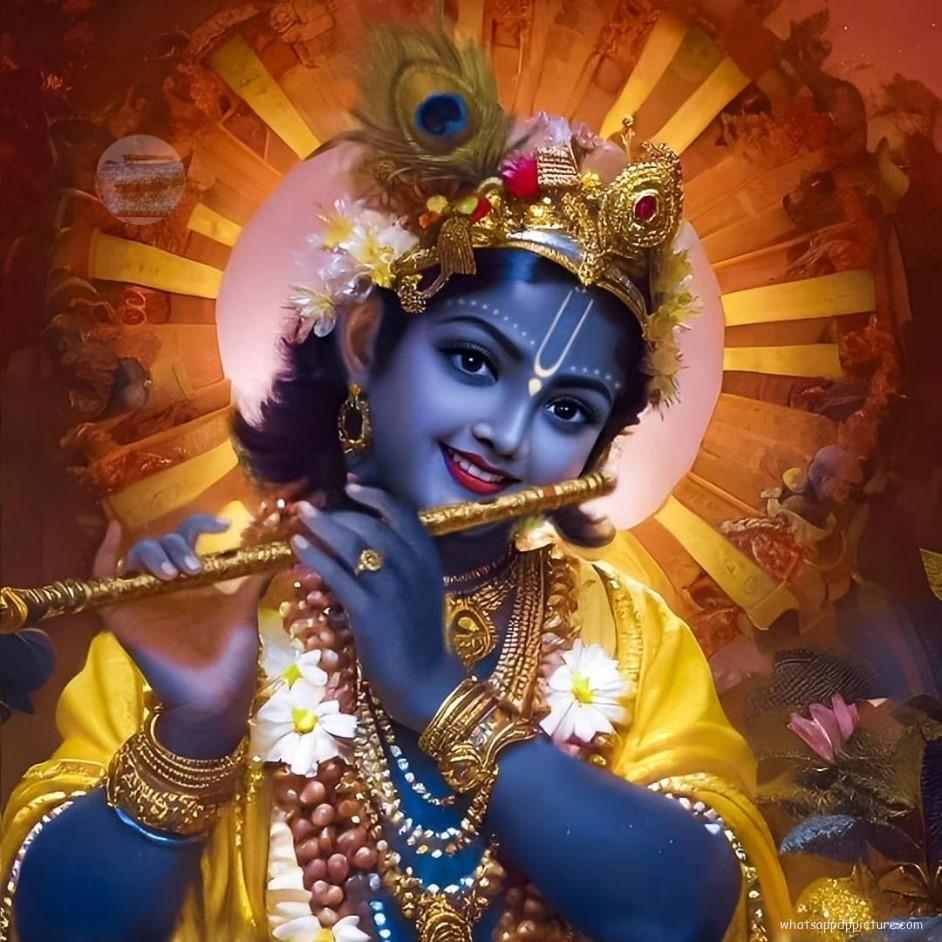 Krishna playing Flute WhatsApp DP Display Picture Profile Picture 25