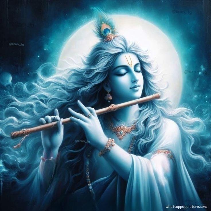 Krishna playing Flute WhatsApp DP Display Picture Profile Picture 4