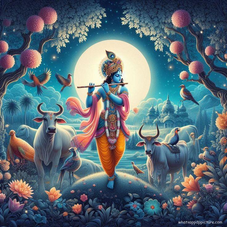 Krishna playing Flute WhatsApp DP Display Picture Profile Picture 6