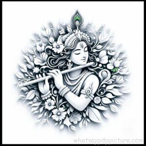 Krishna playing Flute WhatsApp DP Display Picture Profile Picture 8