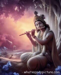 Krishna playing Flute WhatsApp Status Image 19