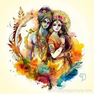 Radhe Krishna Whatsapp display profile dp picture 25.jpg (2)